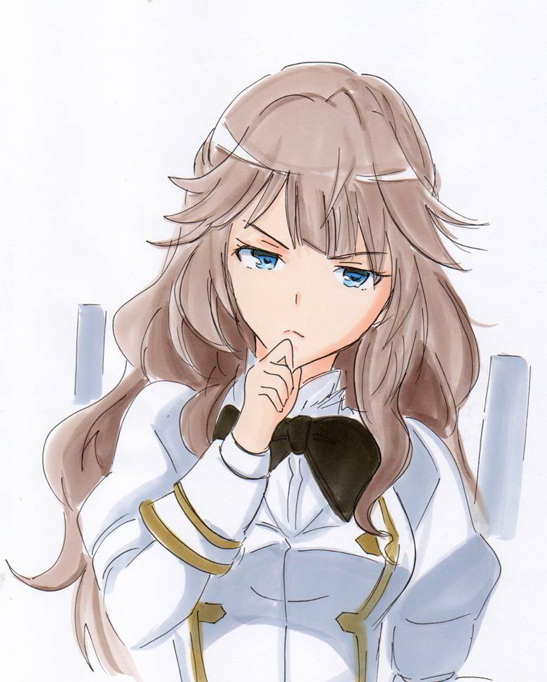 フィオレフォルヴェッジユグドミレニアぽてきち的棕色头发女孩插画图片 BoBoPic