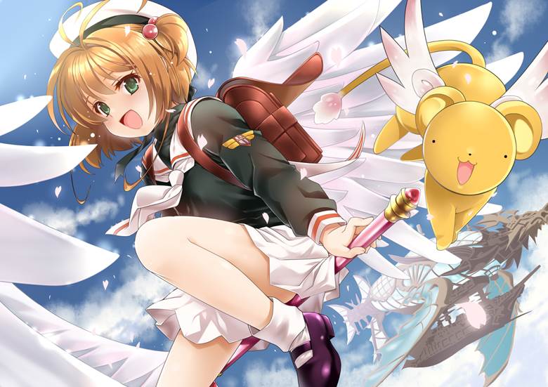 碧蓝幻想, 碧蓝幻想, 魔卡少女樱, 木之本樱, 碧蓝幻想500收藏, CLAMP 100+ bookmarks, 碧蓝幻想100收藏, CLAMP 500+ bookmarks