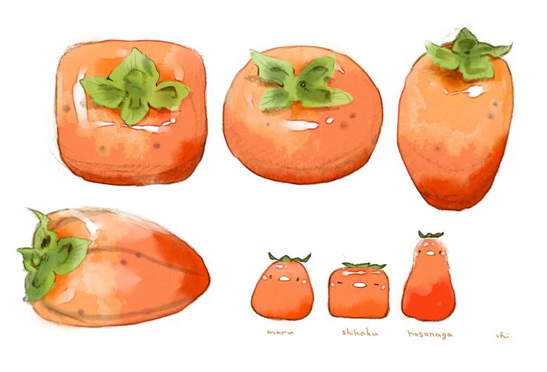 色々柿|チャイ的Pixiv甜点小鸡插画图片