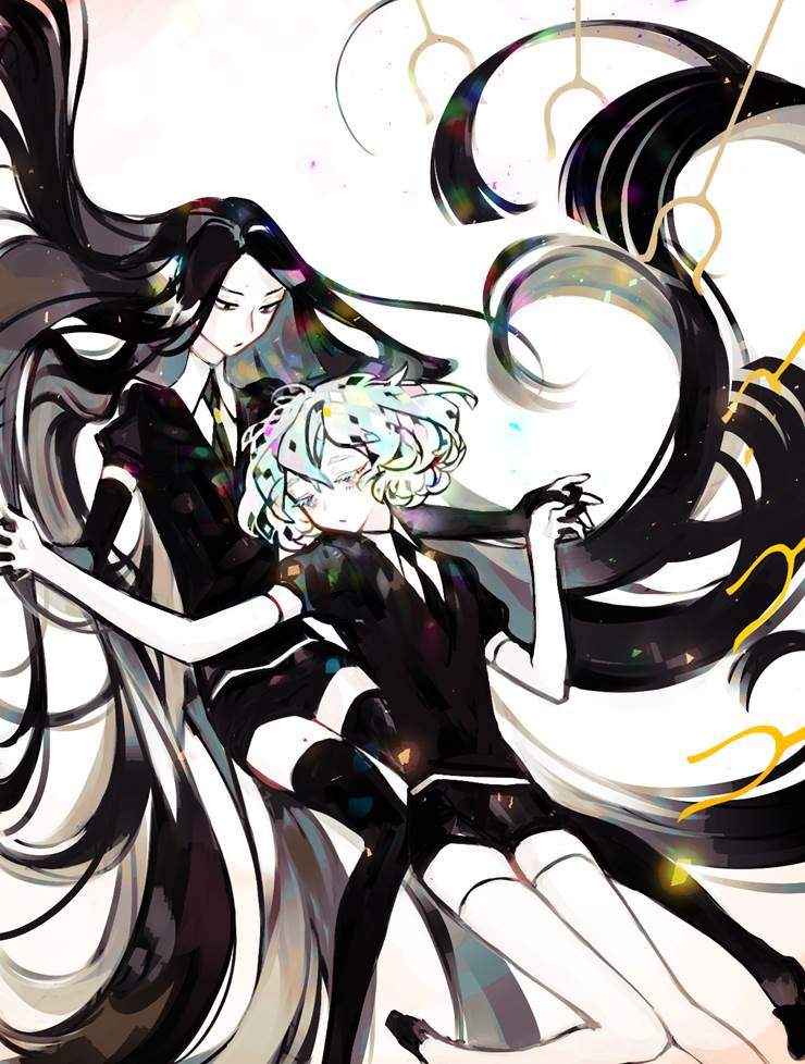 宝石之国, 钻石, Bortz, 宝石之国1000收藏, very long black hair