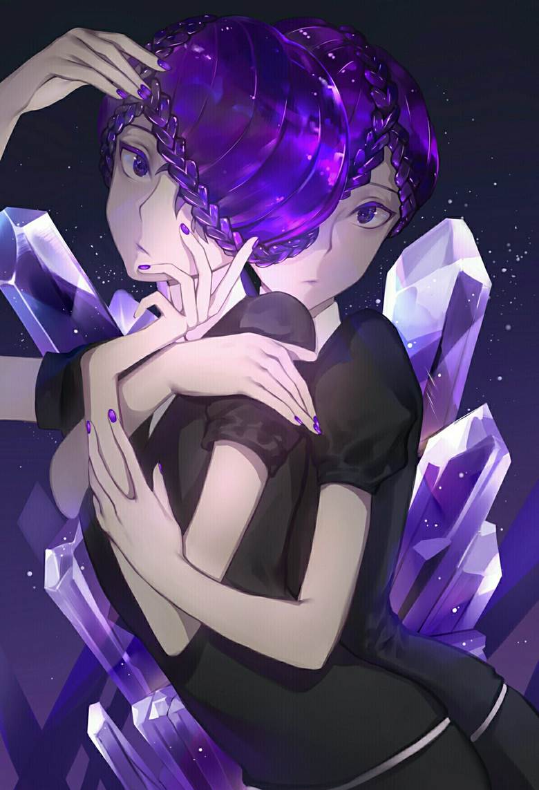 紫水晶|kiiran的宝石之国插画图片