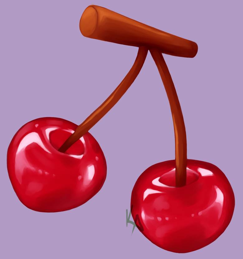 さくらんぼ ｜Cherry|KirbyAustria的樱桃水果插画图片