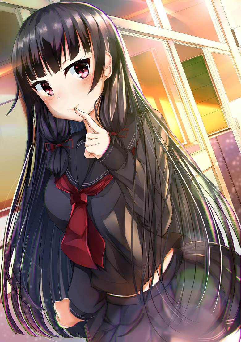 Kancolle, Kantai Collection, Isokaze, black sailor uniform, schoolgirl shipgirl, Shipgirls with huge breasts, Kantai Collection kawaii, Geez, Kantai Collection 100+ bookmarks