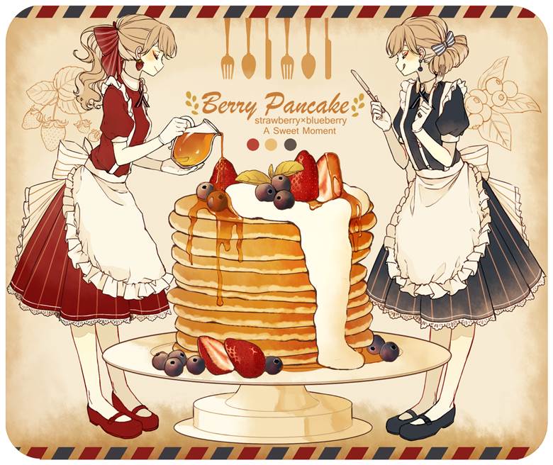 berry×berry|赤仓的连衫围裙少女插画图片