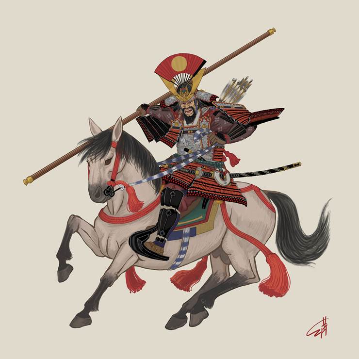 原创, samurai, armor, japan