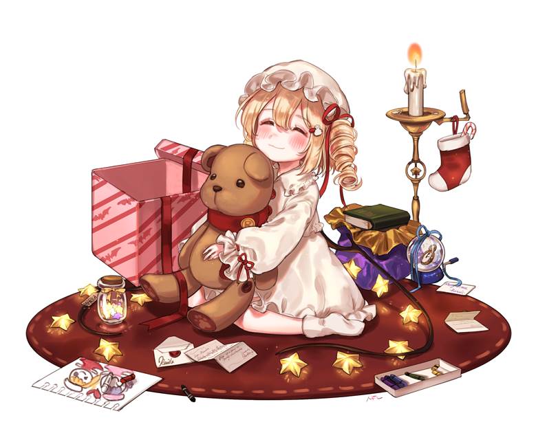 メリーフラン|shan的圣诞节女孩插画图片