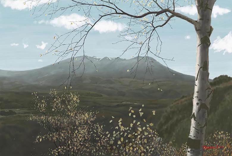 开田高原から|taku的Pixiv风景壁纸插画图片