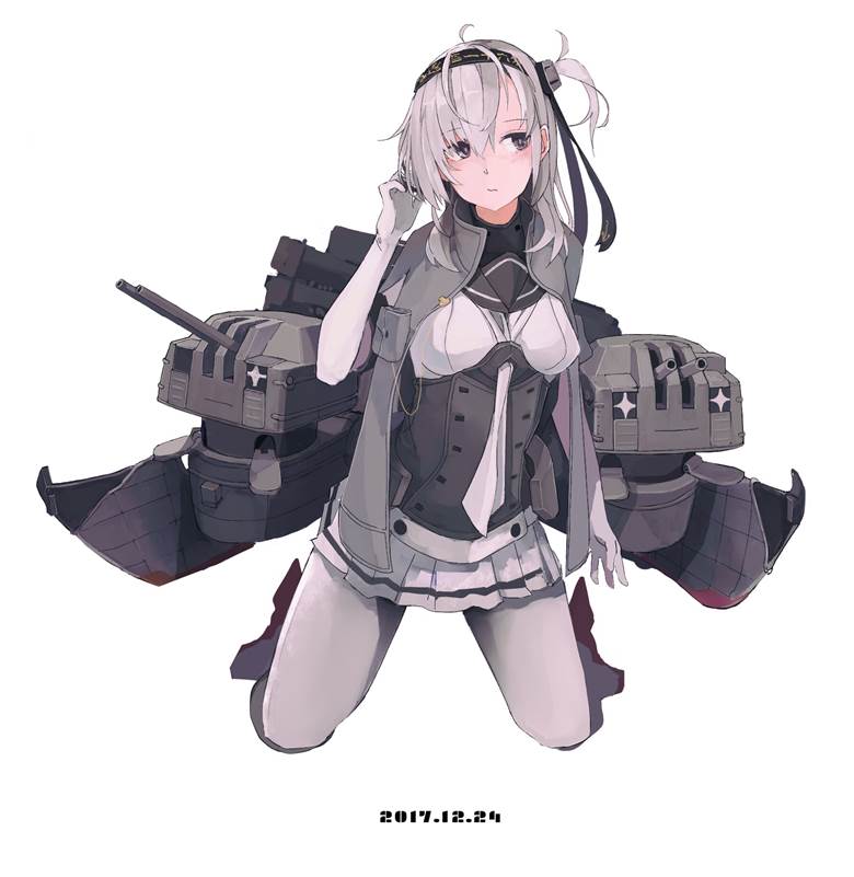 涼月aircon的艦隊collection插畫圖片