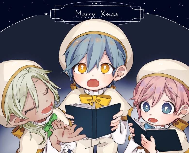 メリークリスマス|ぱぴぷぺぽ的A3!满开剧团插画图片
