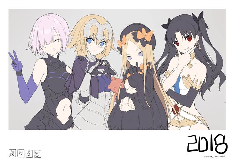 Mashu Kyrielight, Rin Tohsaka, Abigail, Fate/GO 100+ bookmarks, Abigail Williams (Fate)