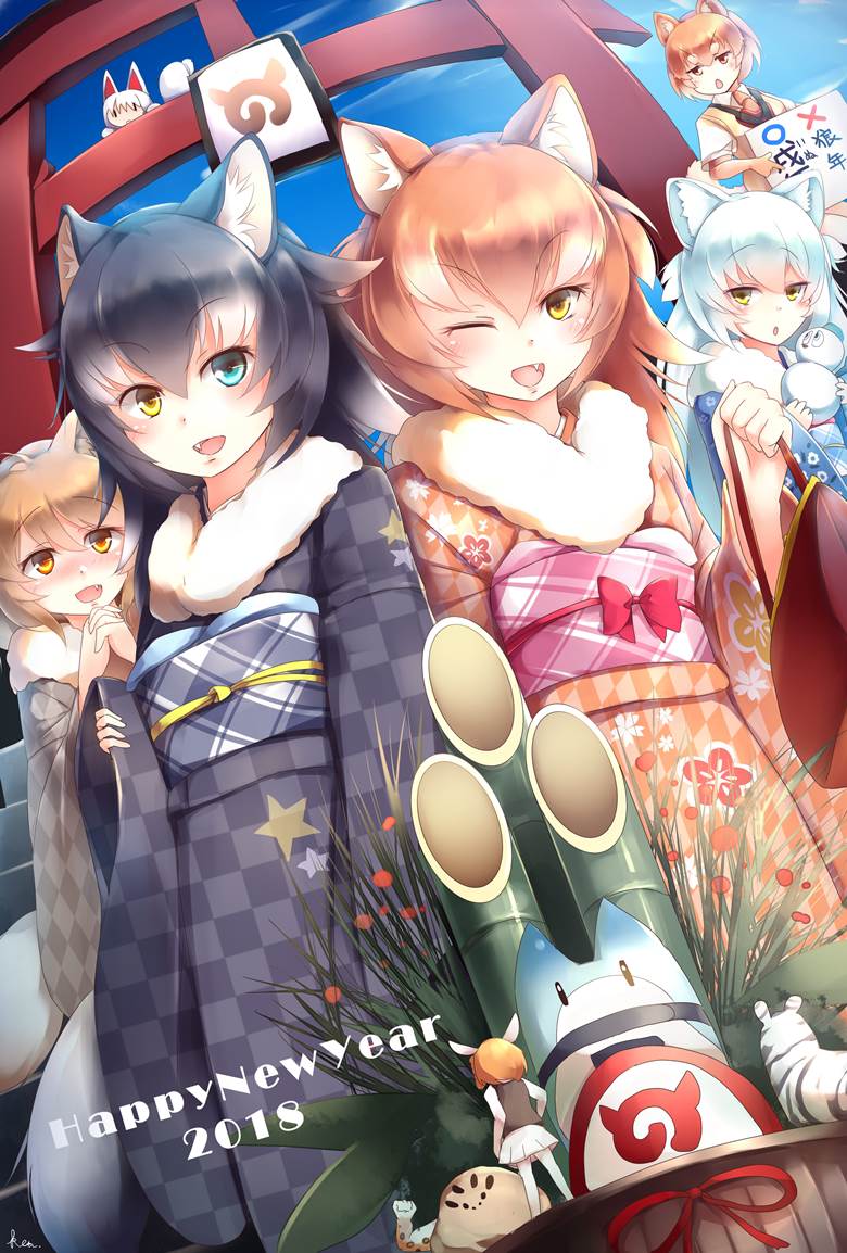 动物朋友, 灰狼（动物朋友）, 日本狼（兽娘动物园）, Italian Wolf (Kemono Friends), Arctic Wolf (Kemono Friends), 家犬（动物朋友）, Kemono Friends 100+ bookmarks