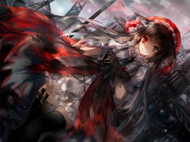 小红帽, doodle, 女孩子, 涂鸦