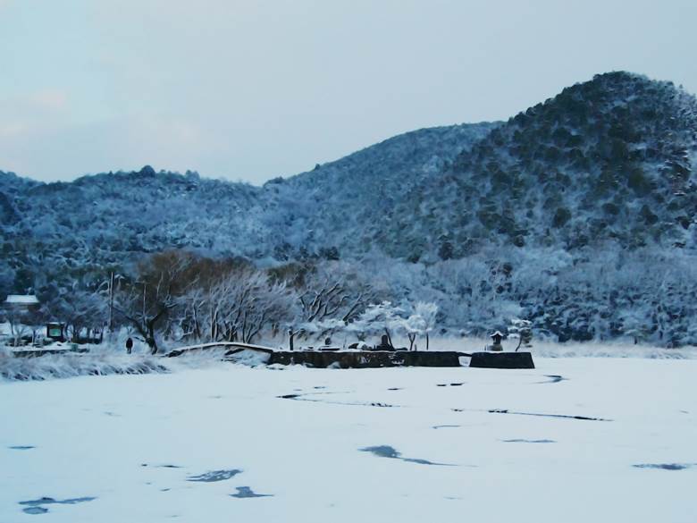 写真イラスト调冬の広沢 京都 Namona0424的pixiv风景壁纸插画图片 Bobopic