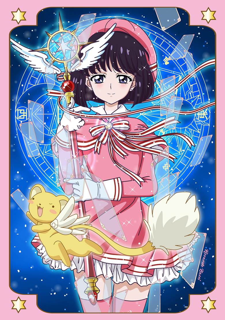 水手月亮, 美少女战士, Sailor Moon Crystal, 魔卡少女樱, Clear Card Arc, sakura, sailor saturn