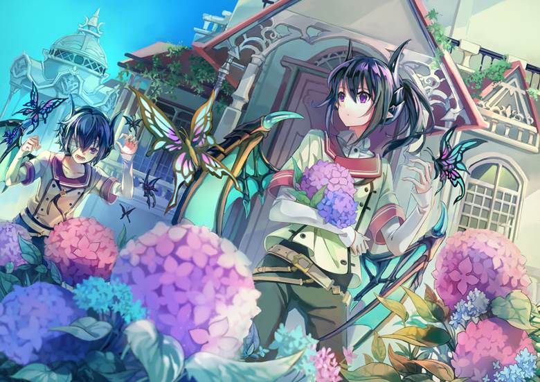 original, hydrangea, hydrangea, garden, original character