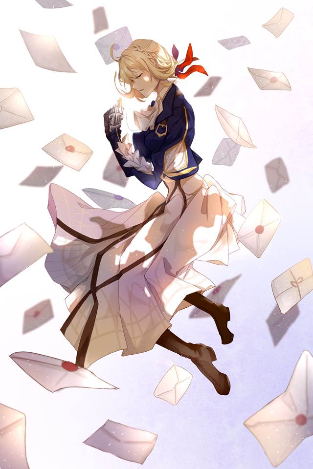 letter, Violet Evergarden, Violet Evergarden