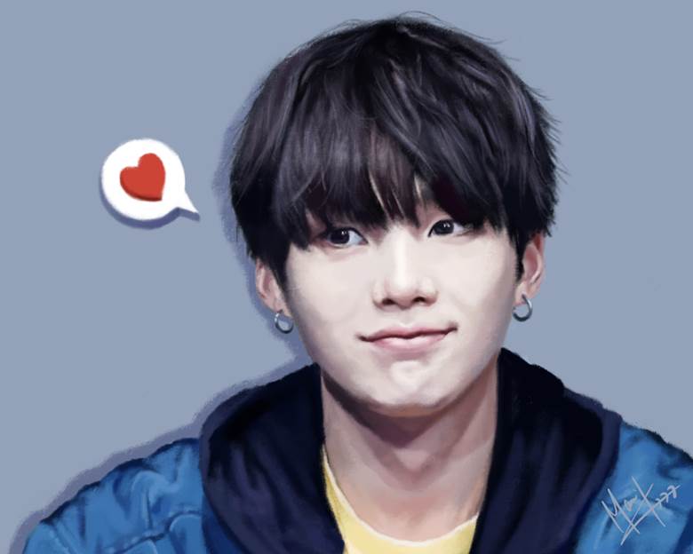 digital, illustration, Bangtan Boys