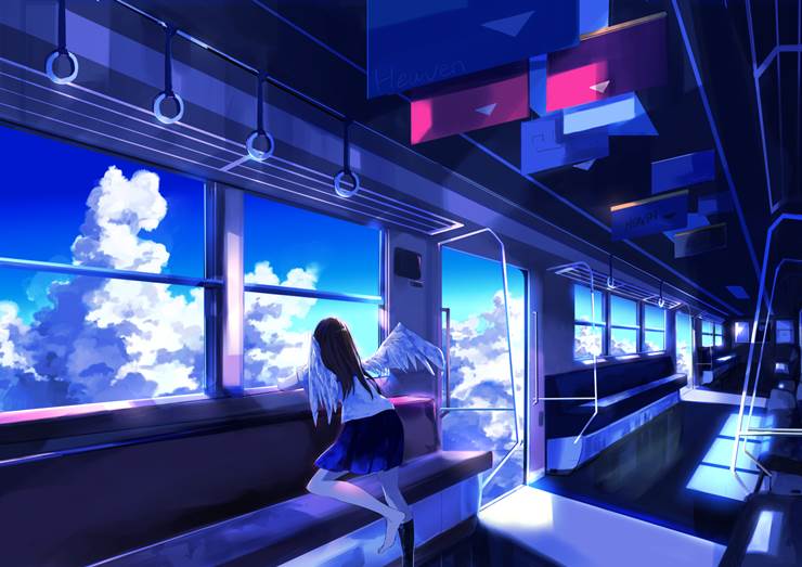 电车里的风景，是故事的起点