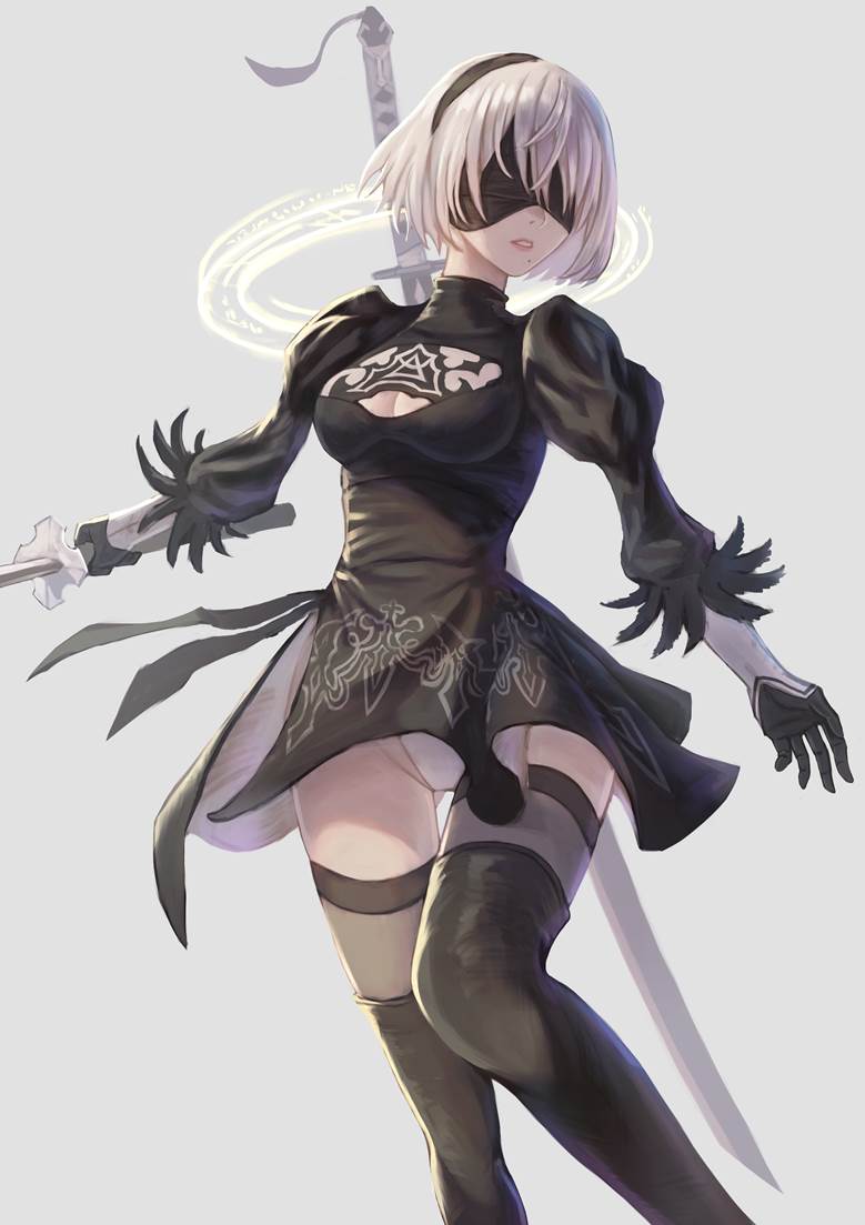 nier, Nier: Automata, YoRHa No.2 Type B, NieR 100+ bookmarks