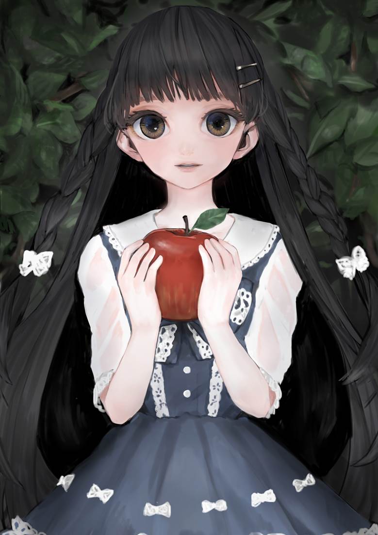 毒林檎|かわず的洛丽塔少女插画图片