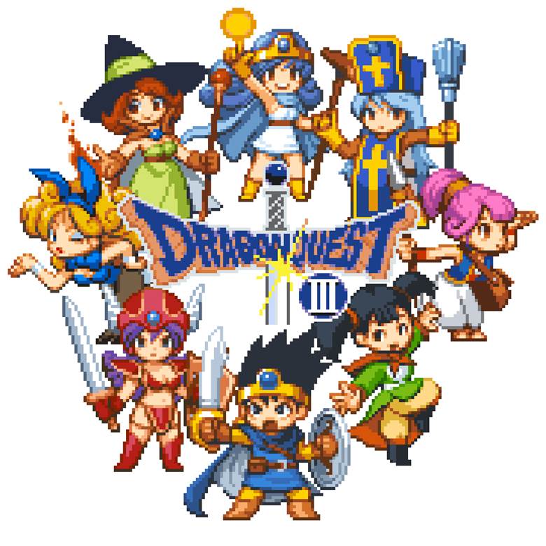 点阵图, Dragon Quest III
