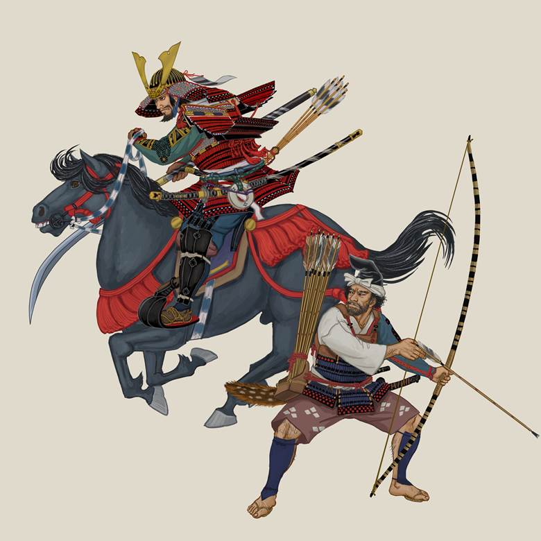 samurai, armor