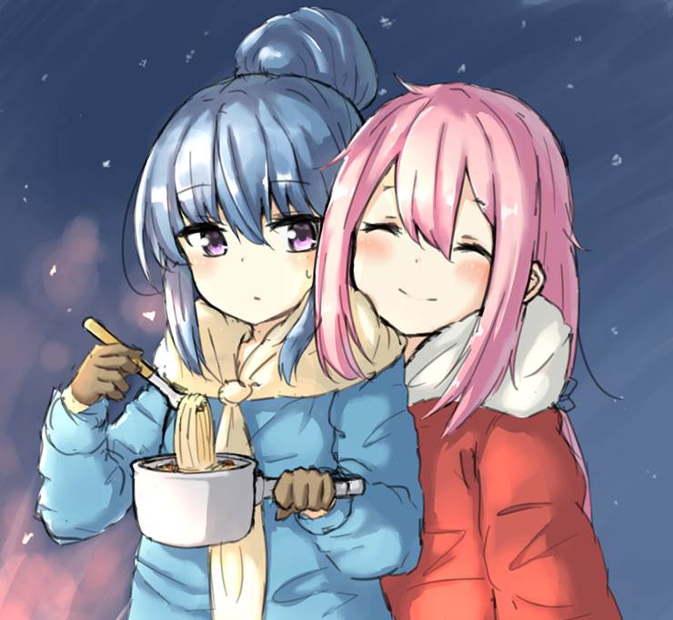 ゆるキャン|毛鹿Karon的摇曳露营插画图片