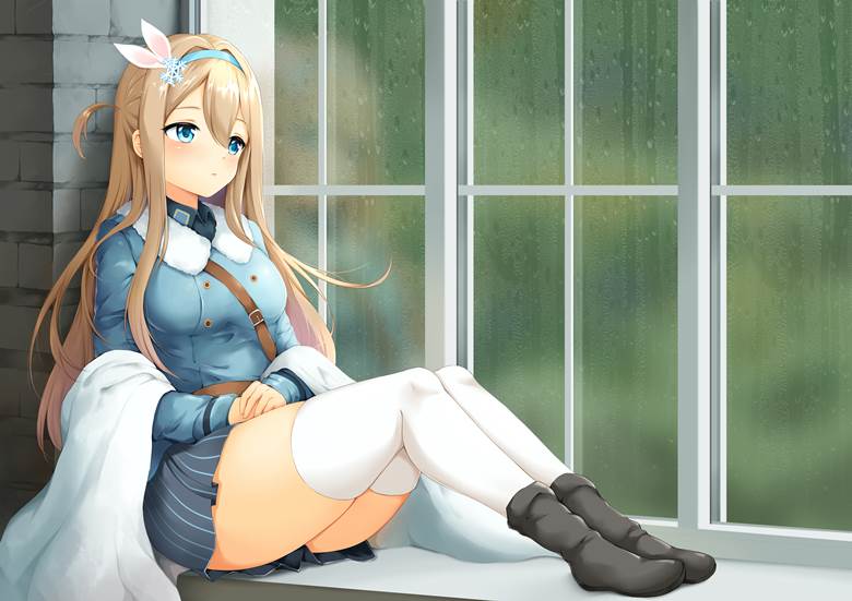 suomi, rainy day|bloody-rabbit的pixiv少女前线插画图片