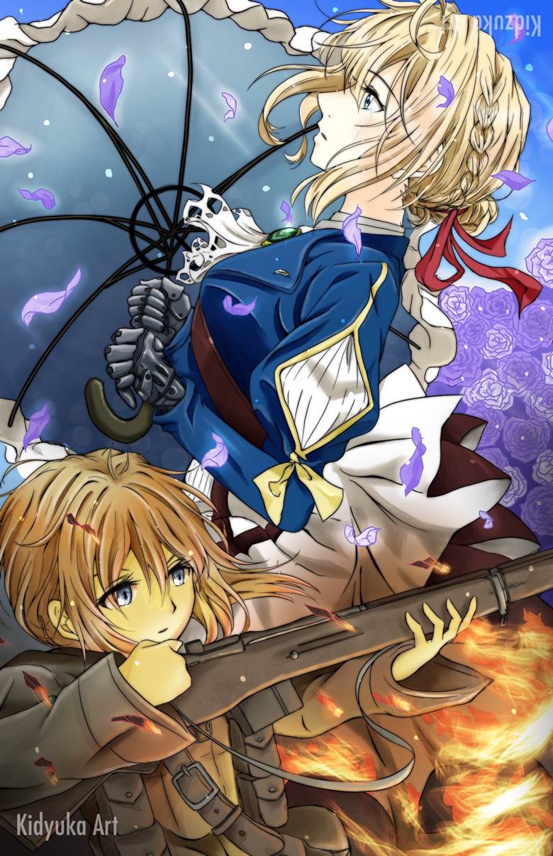 薇尔莉特·伊芙加登, 紫罗兰永恒花园, 紫罗兰永恒花园 100收藏