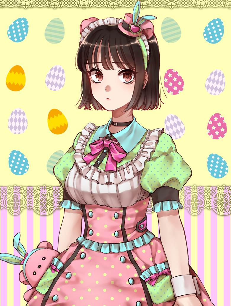 Easter, Easter Egg, Daiya Higashikata, JoJo的奇妙冒险, jojolion, 兔耳, bear ears, 女仆装