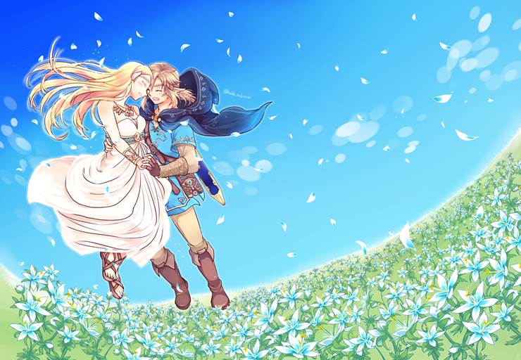 the legend of zelda, Link, Link/Zelda, zelda, Breath of the Wild, Princess Zelda, The Legend of Zelda 1000+ bookmarks