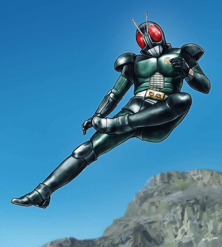 仮面ライダーblack Rx Dias的假面骑士插画图片 Bobopic