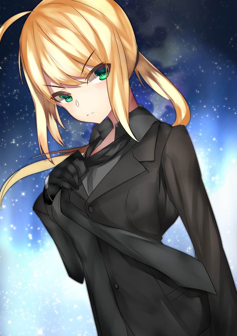 Saber, 西装, Saber (Fate/staynight), girl in suit