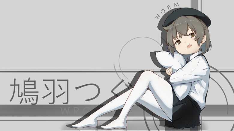 鸠羽つぐ, White silk pantyhose, elementary school student, 虚拟youtuber, 白裤袜, Virtual Youtuber 100+ bookmarks