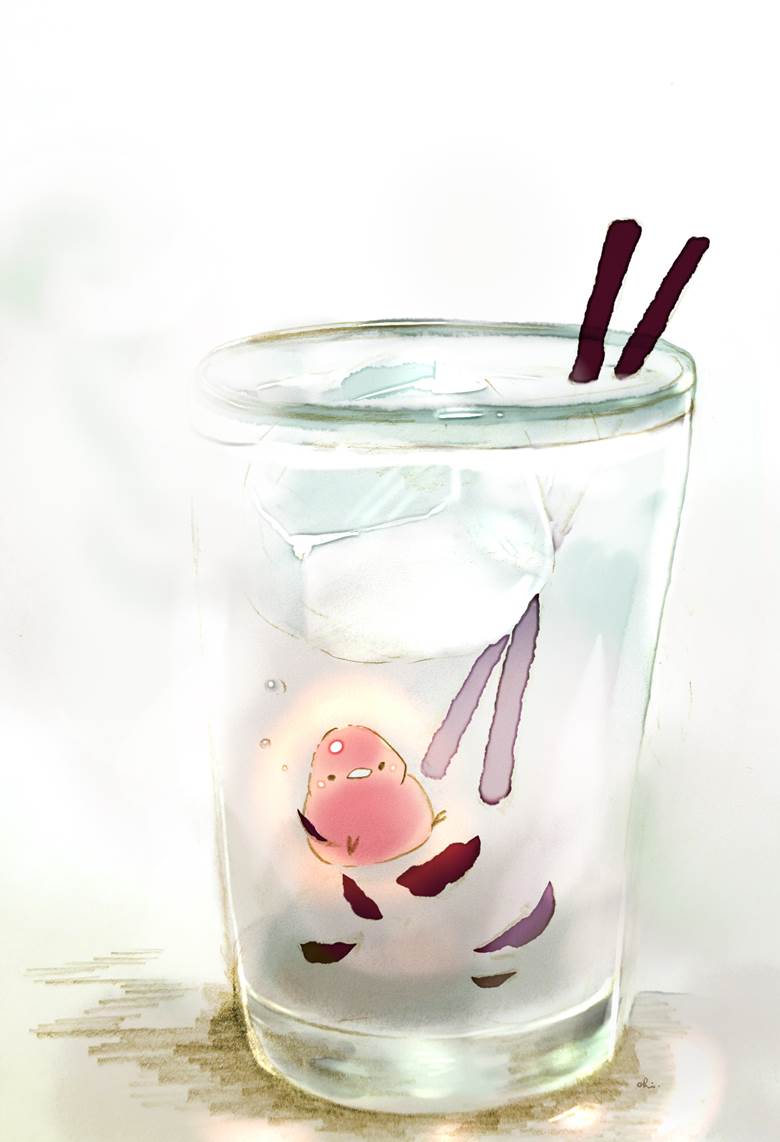 原创, 甜点小鸡, 玻璃之中, 神圣感, 原创1000users加入书籤, glass, 食物1000收藏