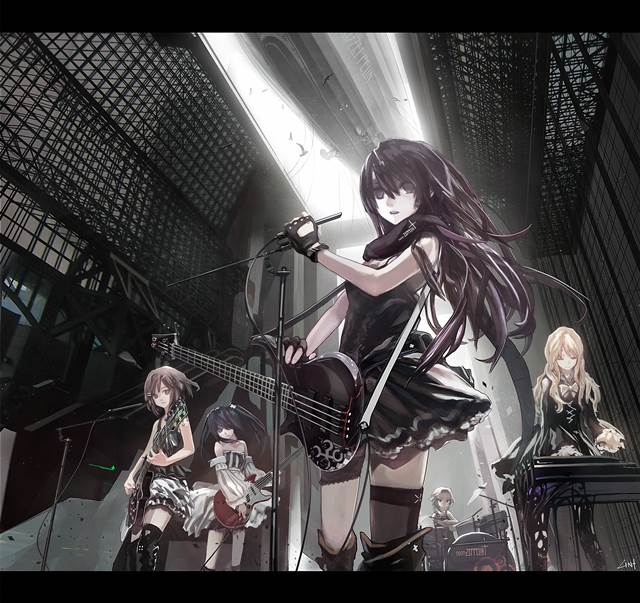 《轻音少女》高清壁纸美图，最喜欢的乐队番之一