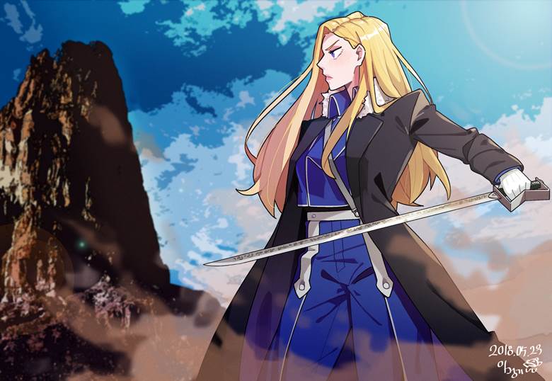 Olivier Mira Armstrong, Olivia, Fullmetal Alchemist, Fullmetal Alchemist 100+ bookmarks