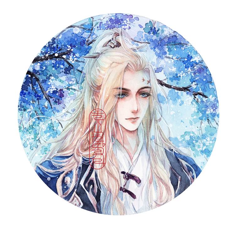 hand drawn, watercolor, Chinese style, ancient, Jian Wang 3