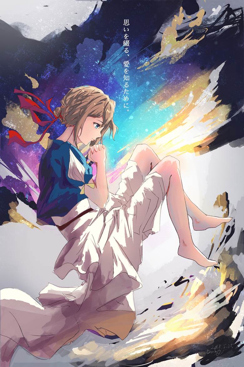 紫罗兰永恒花园, 薇尔莉特·伊芙加登, woman, young girl, 女孩子, jabot, 紫罗兰永恒花园 100收藏