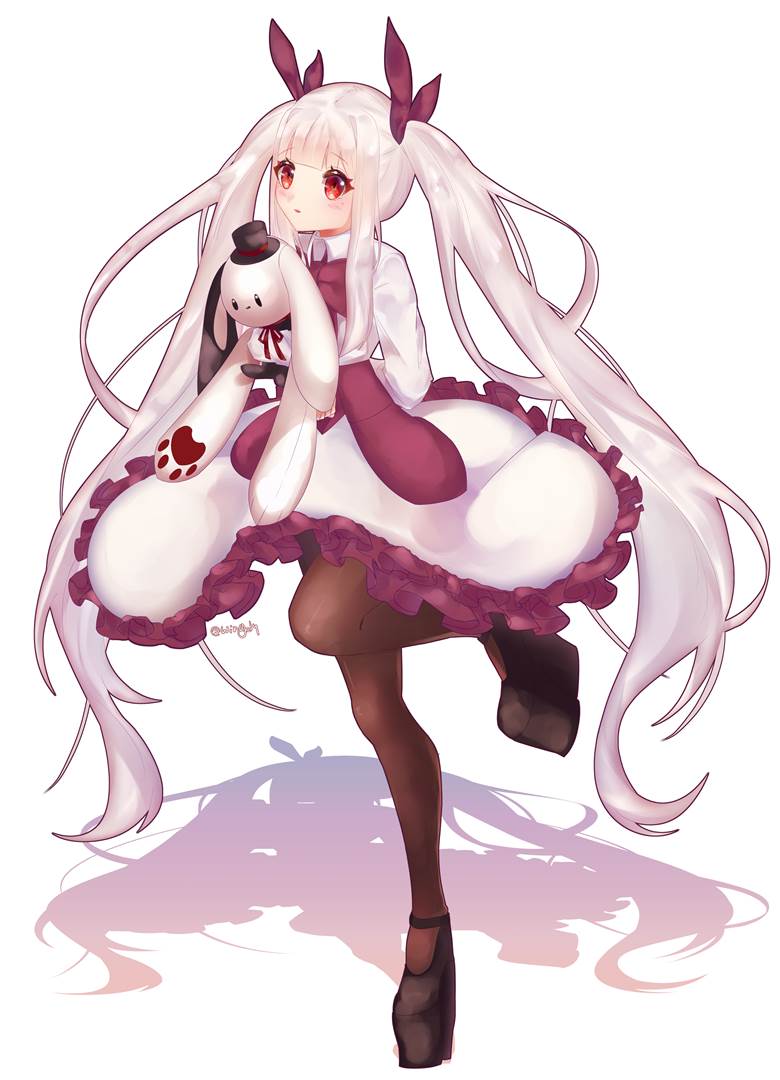 creation, twin ponytails, loli, lolita, gothic lolita, beautiful girl, young girl, high heels, thighs you want to fondle