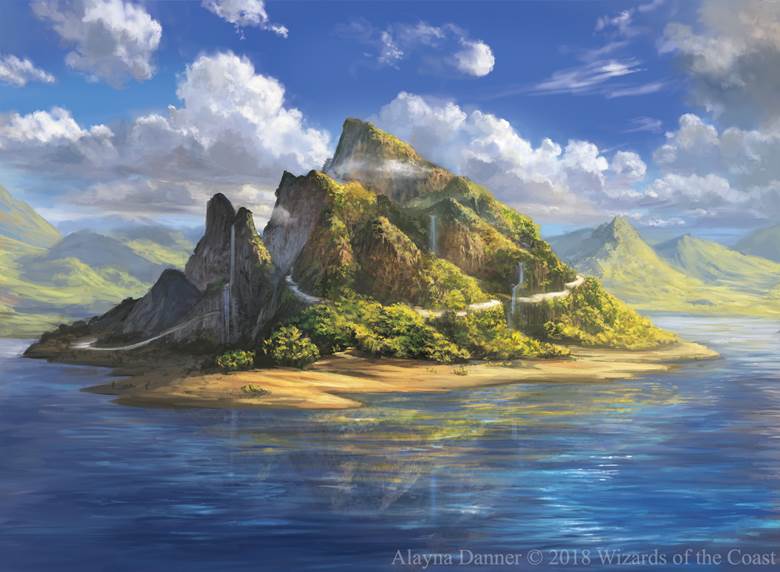 Magic: The Gathering Island|AlaynaDanner的Pixiv风景插画图片