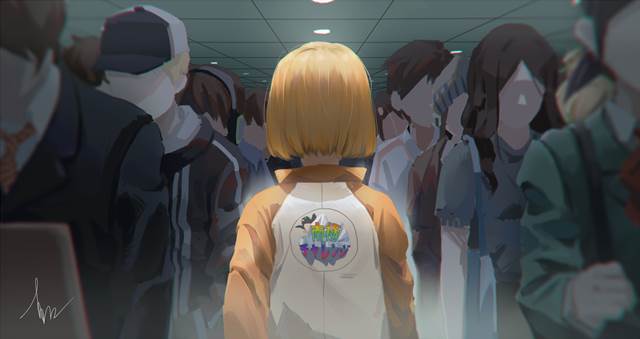 doujin, 比宇宙更远的地方, Mari Tamaki, 后背