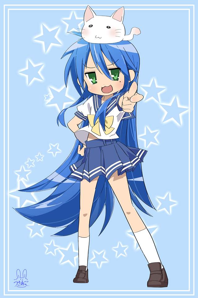 幸运星, 泉此方, 女孩子, Lucky Star 100+ bookmarks