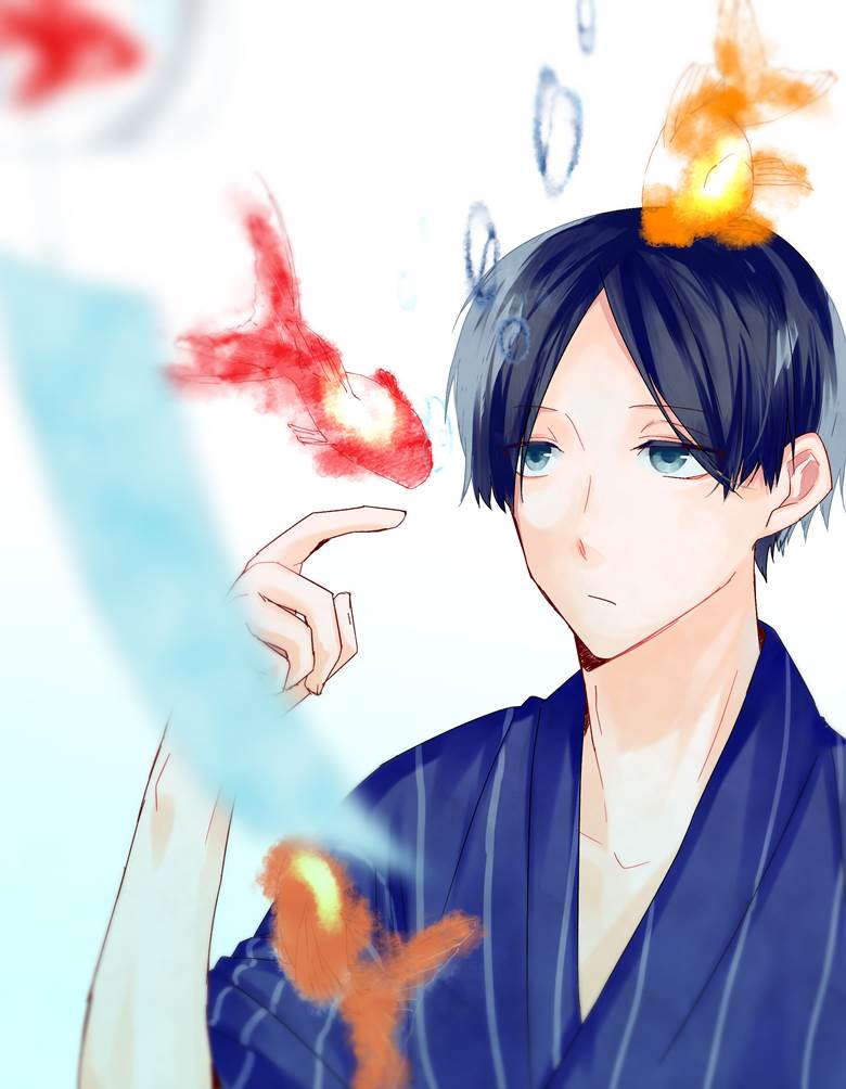 Haikyu!!, Akira Kunimi, goldfish
