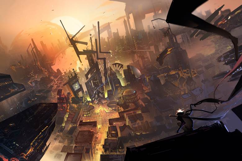 风景, 原创, urban legend, night, science fiction, scenery