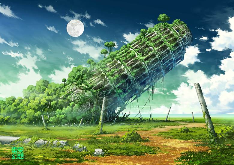 ピサの斜塔幻想|东京幻想　画集的pixiv风景壁纸插画图片
