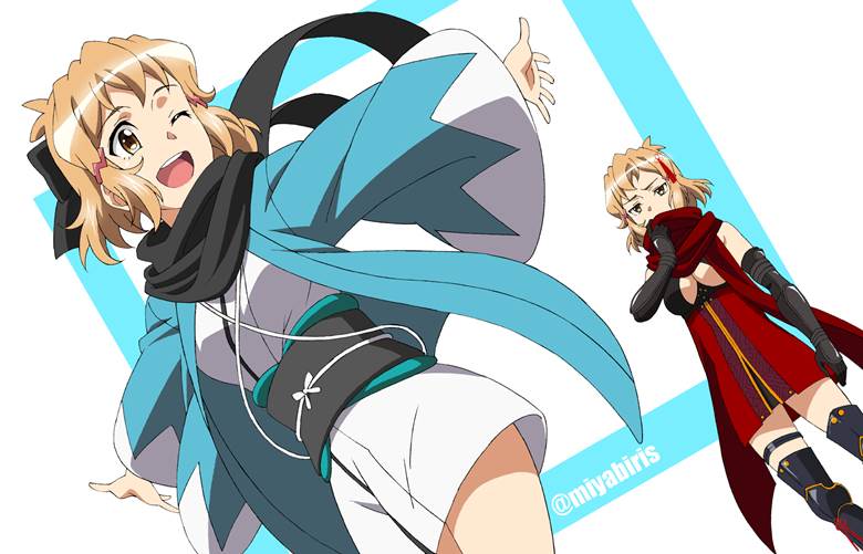 衣装チェンジ响とグレ响|miyabiris的Fate/GrandOrder插画图片