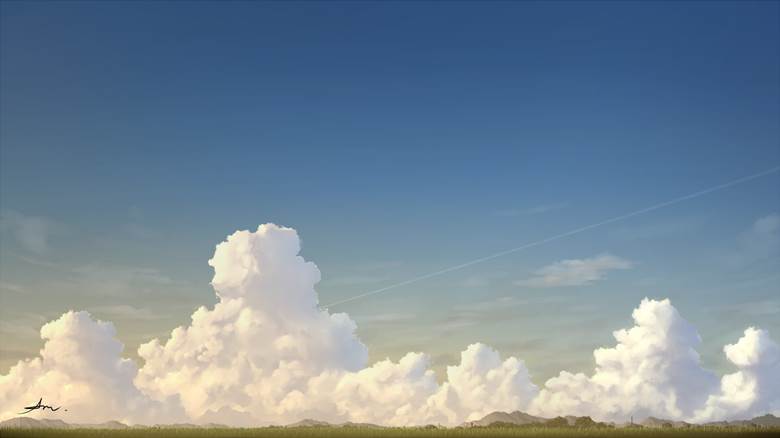 风景, 原创, sky, 蓝天, 夕阳, 积雨云, 夏天, 原创100收藏, Original 250+ bookmarks