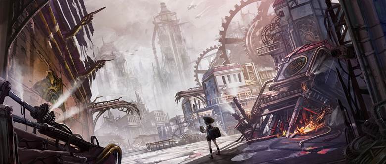 原创, 风景, 废墟, city, 蒸汽朋克, 机器, 风景1000收藏, 原创1000users加入书籤