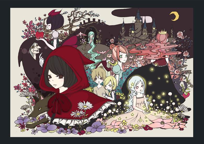 原创, Grimm, 灰姑娘, Hansel and Gretel, 长发公主, star, 白雪公主, fairy tale, 小红帽, Grimms' Fairy Tales